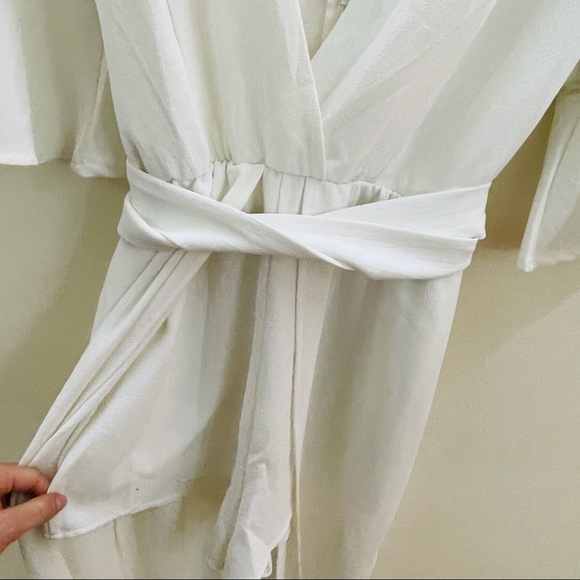 White Romper with Skirt - Picture 3 of 6